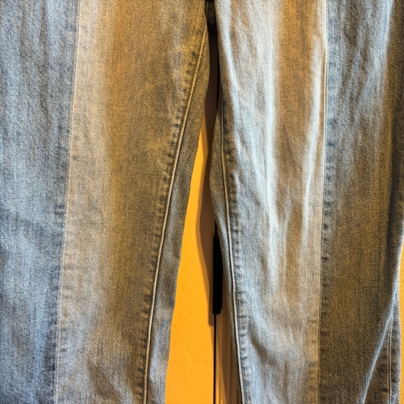 Madewell Classic Straight Two-Tone Denim Blue Jeans Sz 27 - Picture 5 of 14